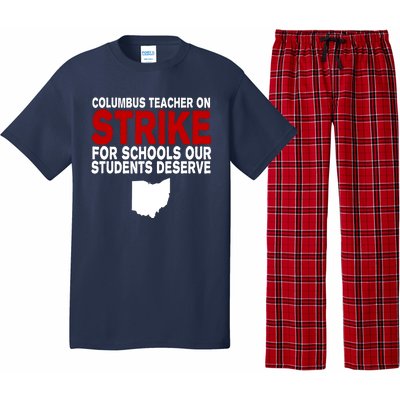 Columbus Ohio School Teachers On Strike Pajama Set