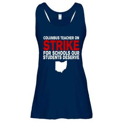 Columbus Ohio School Teachers On Strike Ladies Essential Flowy Tank