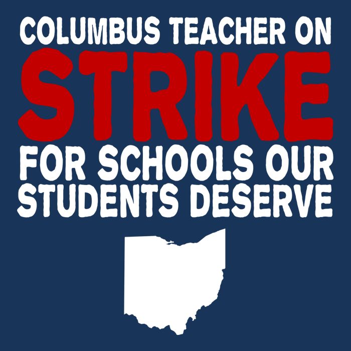 Columbus Ohio School Teachers On Strike Flatbill Hat