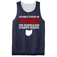 Columbus Ohio School Teachers On Strike Mesh Reversible Basketball Jersey Tank