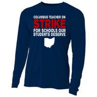 Columbus Ohio School Teachers On Strike Cooling Performance Long Sleeve Crew