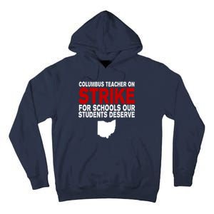 Columbus Ohio School Teachers On Strike Tall Hoodie