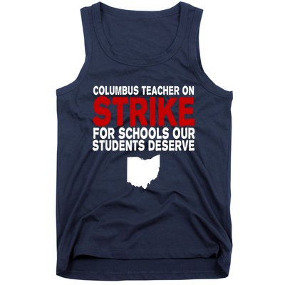 Columbus Ohio School Teachers On Strike Tank Top