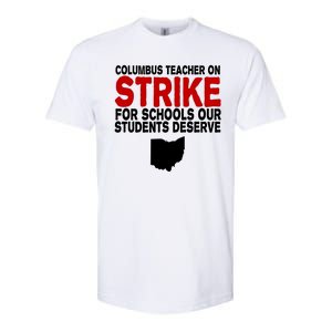 Columbus Ohio School Teachers On Strike Softstyle CVC T-Shirt