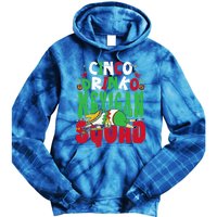 Cinco O Squad Mexican Fiesta Funny Cinco De Mayo Gift Tie Dye Hoodie