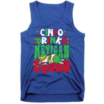 Cinco O Squad Mexican Fiesta Funny Cinco De Mayo Gift Tank Top