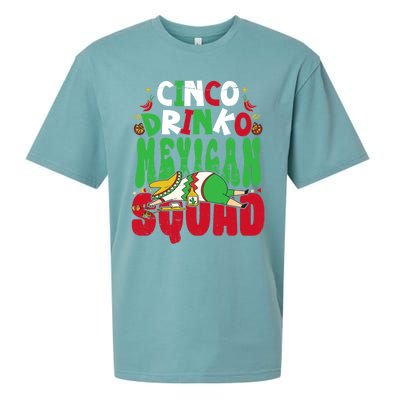 Cinco O Squad Mexican Fiesta Funny Cinco De Mayo Gift Sueded Cloud Jersey T-Shirt