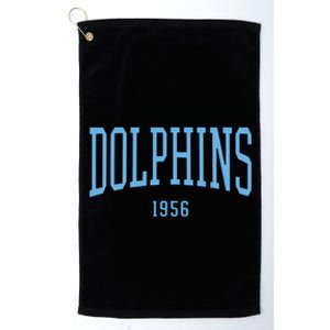 College Of Staten Island Dolphins Est. Date Platinum Collection Golf Towel