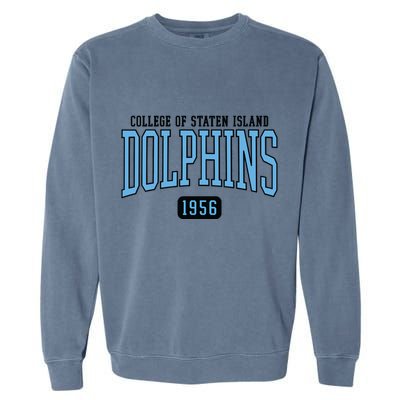 College Of Staten Island Dolphins Est. Date Garment-Dyed Sweatshirt