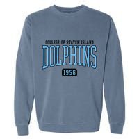 College Of Staten Island Dolphins Est. Date Garment-Dyed Sweatshirt