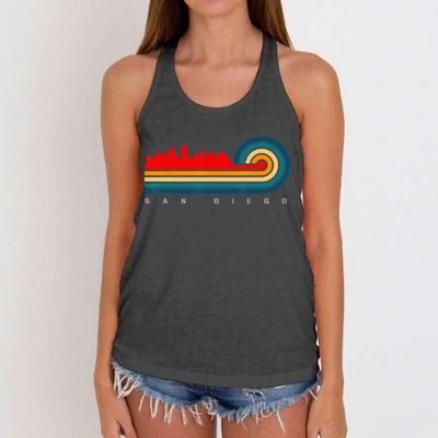City of San Diego California Women's Knotted Racerback Tank