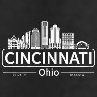 Cincinnati Ohio Skyline Travel To Cincinnati 25L Jumbo Tote