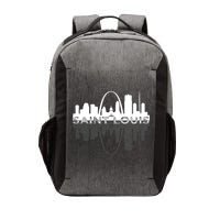 City of St Louis Missouri Skyline Art Gateway Arch Graphic Vector Backpack
