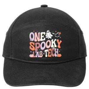 Cute One Spooky Lab Tech Laboratory Technician Halloween 7-Panel Snapback Hat