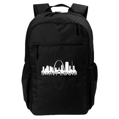 City Of St Louis Missouri Skyline Art Gateway Arch Backpack