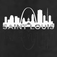 City Of St Louis Missouri Skyline Art Gateway Arch 11oz C Handle Ceramic Mug