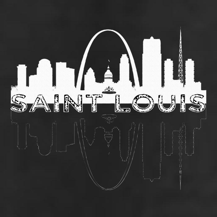 City Of St Louis Missouri Skyline Art Gateway Arch 11oz C Handle Ceramic Mug
