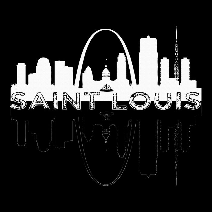 City Of St Louis Missouri Skyline Art Gateway Arch Kids Sweatshirt
