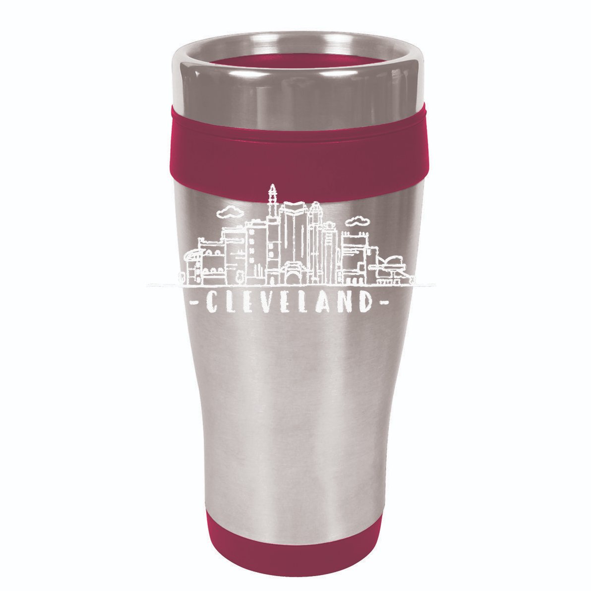 Cleveland Ohio Skyline Sustainable Bucket Hat