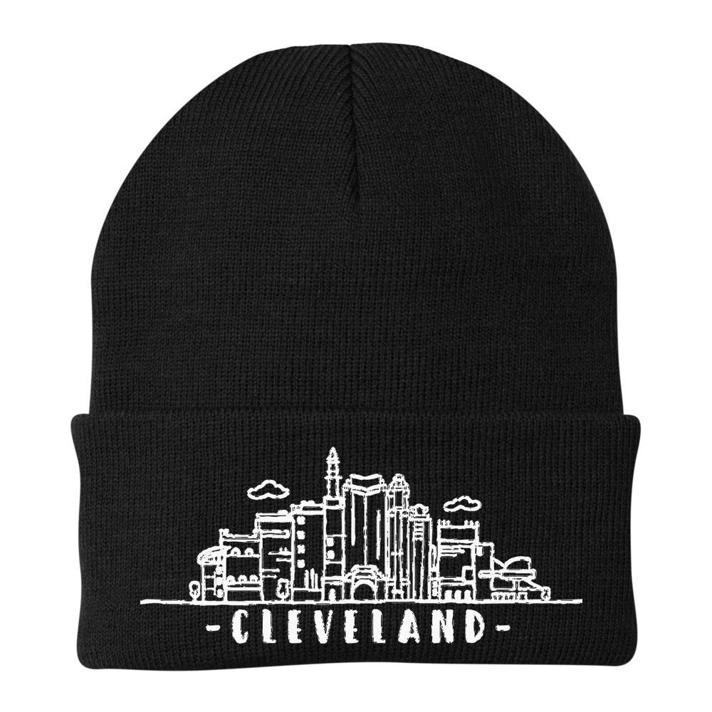 Cleveland Ohio Skyline Beanie