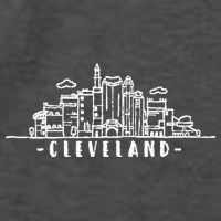 Cleveland Ohio Skyline Vector Backpack