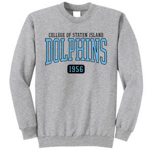 College Of Staten Island Dolphins Est Date Tall Sweatshirt