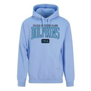 College Of Staten Island Dolphins Est Date Unisex Surf Hoodie