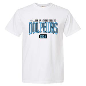 College Of Staten Island Dolphins Est Date Garment-Dyed Heavyweight T-Shirt