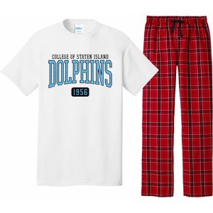 College Of Staten Island Dolphins Est Date Pajama Set