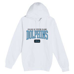 College Of Staten Island Dolphins Est Date Premium Pullover Hoodie