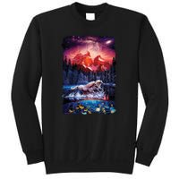 Cosmic Fantasy Unicorns In Another World Sweatshirt