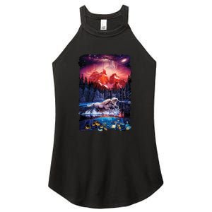 Cosmic Fantasy Unicorns In Another World Women's Perfect Tri Rocker Tank