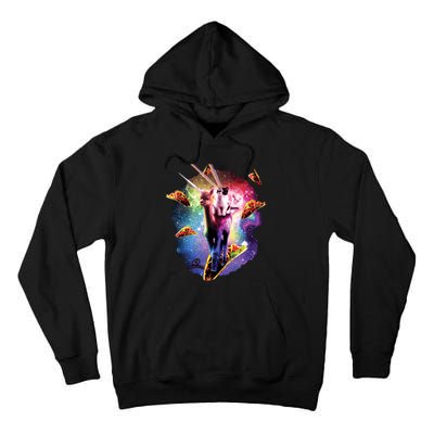 Cosmic Laser Cat Riding Alpacacorn Shooting Tacos Tall Hoodie