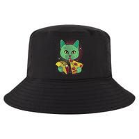 Cosmic Pizza Taco Space Cat Cool Comfort Performance Bucket Hat