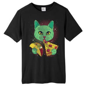 Cosmic Pizza Taco Space Cat Tall Fusion ChromaSoft Performance T-Shirt