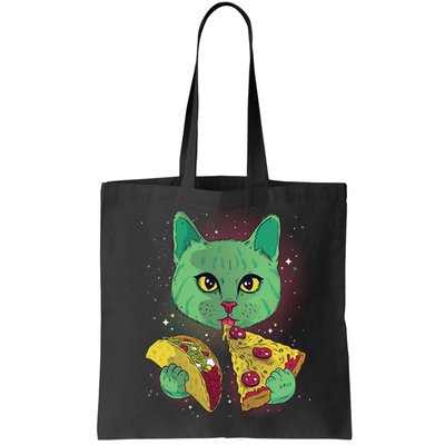 Cosmic Pizza Taco Space Cat Bag
