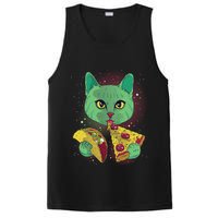 Cosmic Pizza Taco Space Cat PosiCharge Competitor Tank