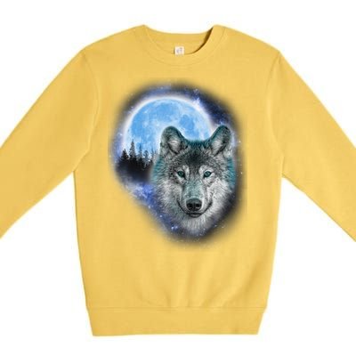 Cosmic Wolf  Premium Crewneck Sweatshirt