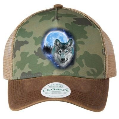 Cosmic Wolf  Legacy Tie Dye Trucker Hat