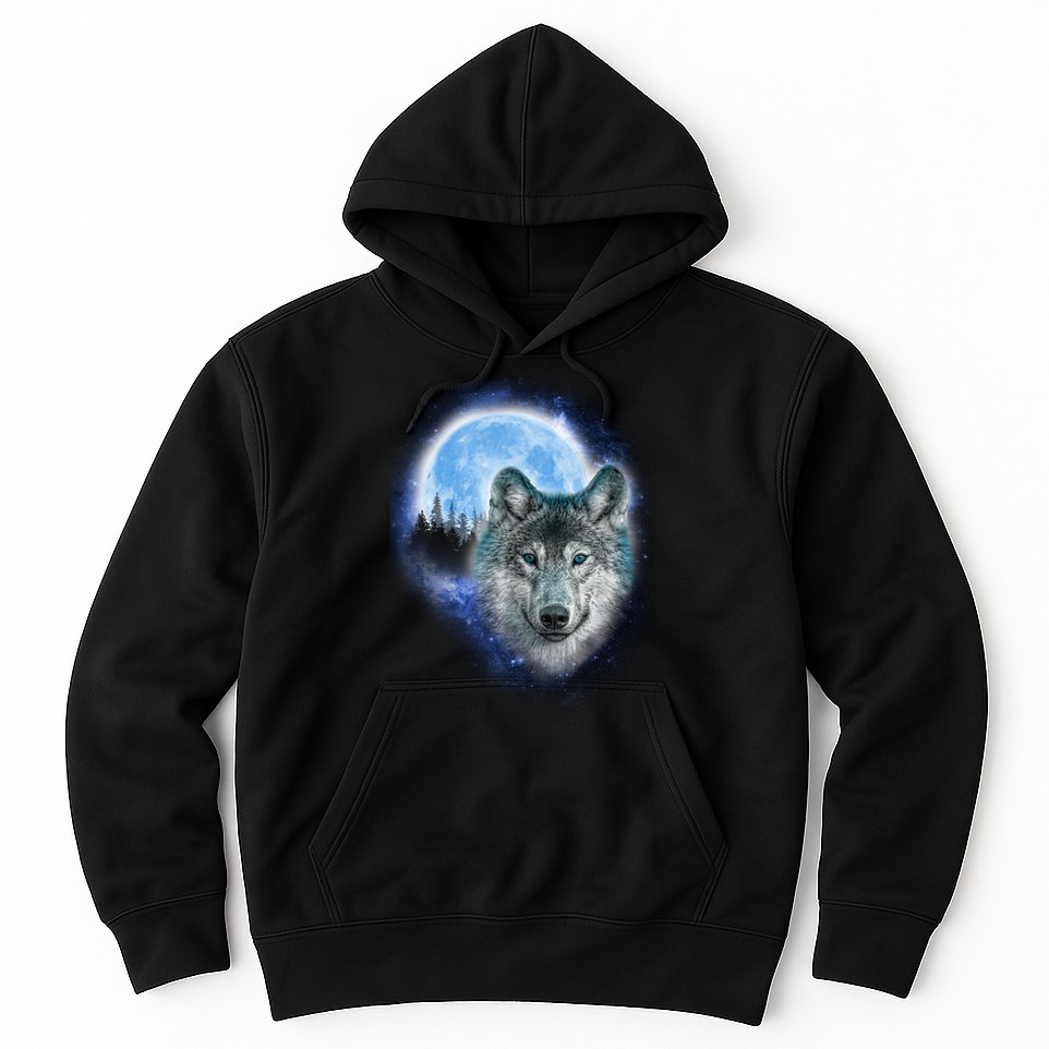 Cosmic Wolf  Hoodie