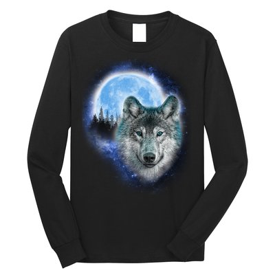 Cosmic Wolf  Long Sleeve Shirt