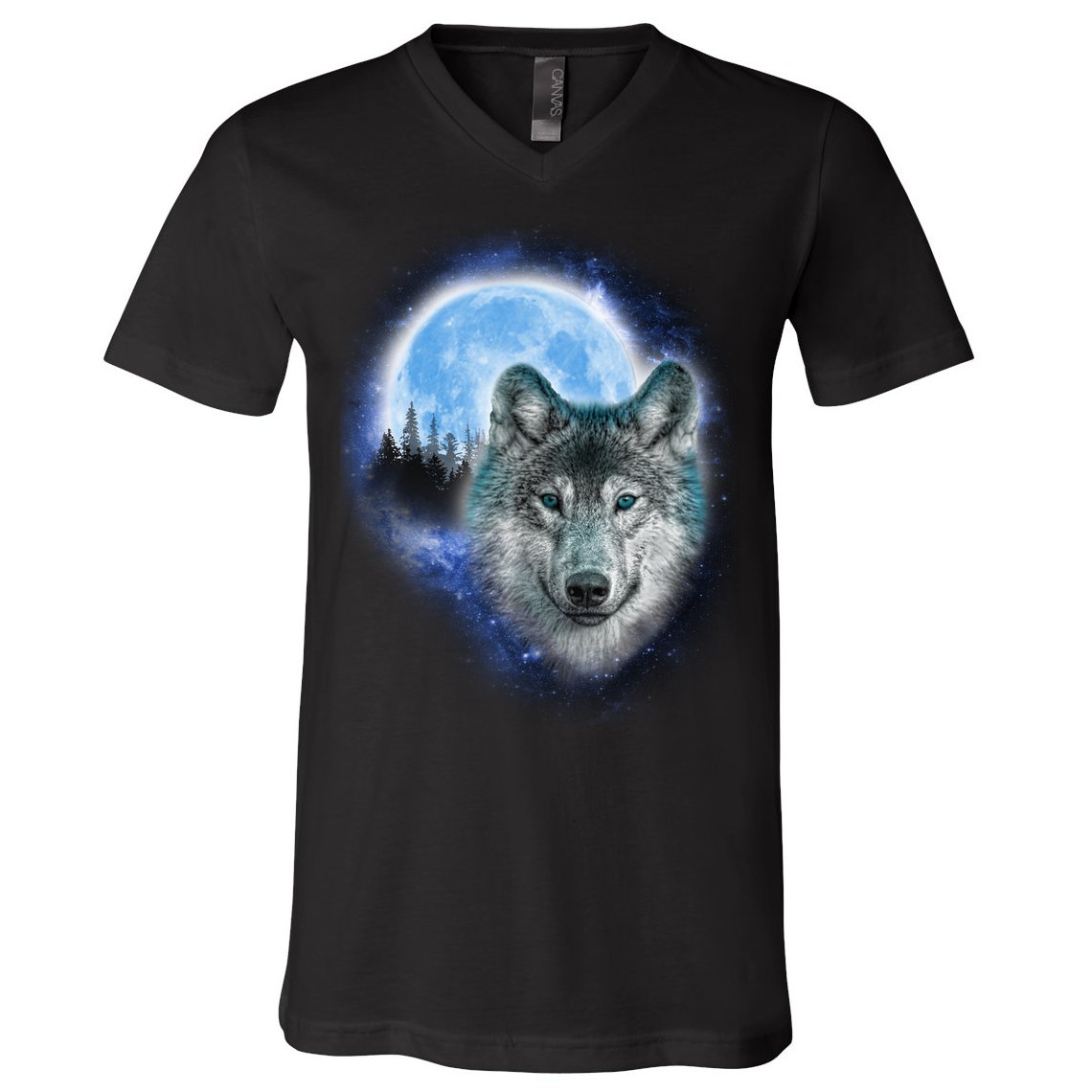 Cosmic Wolf  V-Neck T-Shirt