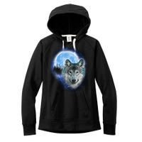 Cosmic Wolf  Women's Fleece Hoodie