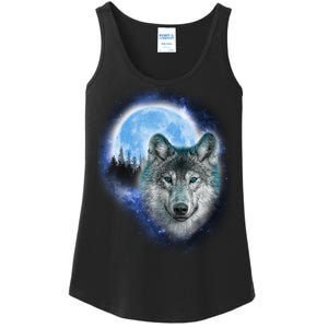 Cosmic Wolf  Ladies Essential Tank