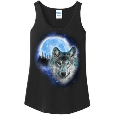 Cosmic Wolf  Ladies Essential Tank