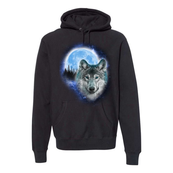 Cosmic Wolf  Premium Hoodie