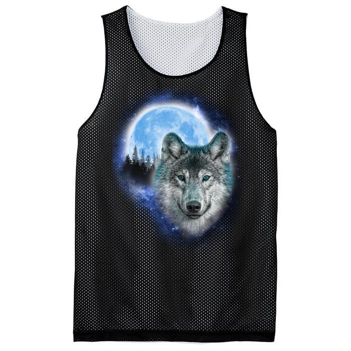 Cosmic Wolf  Mesh Reversible Basketball Jersey Tank