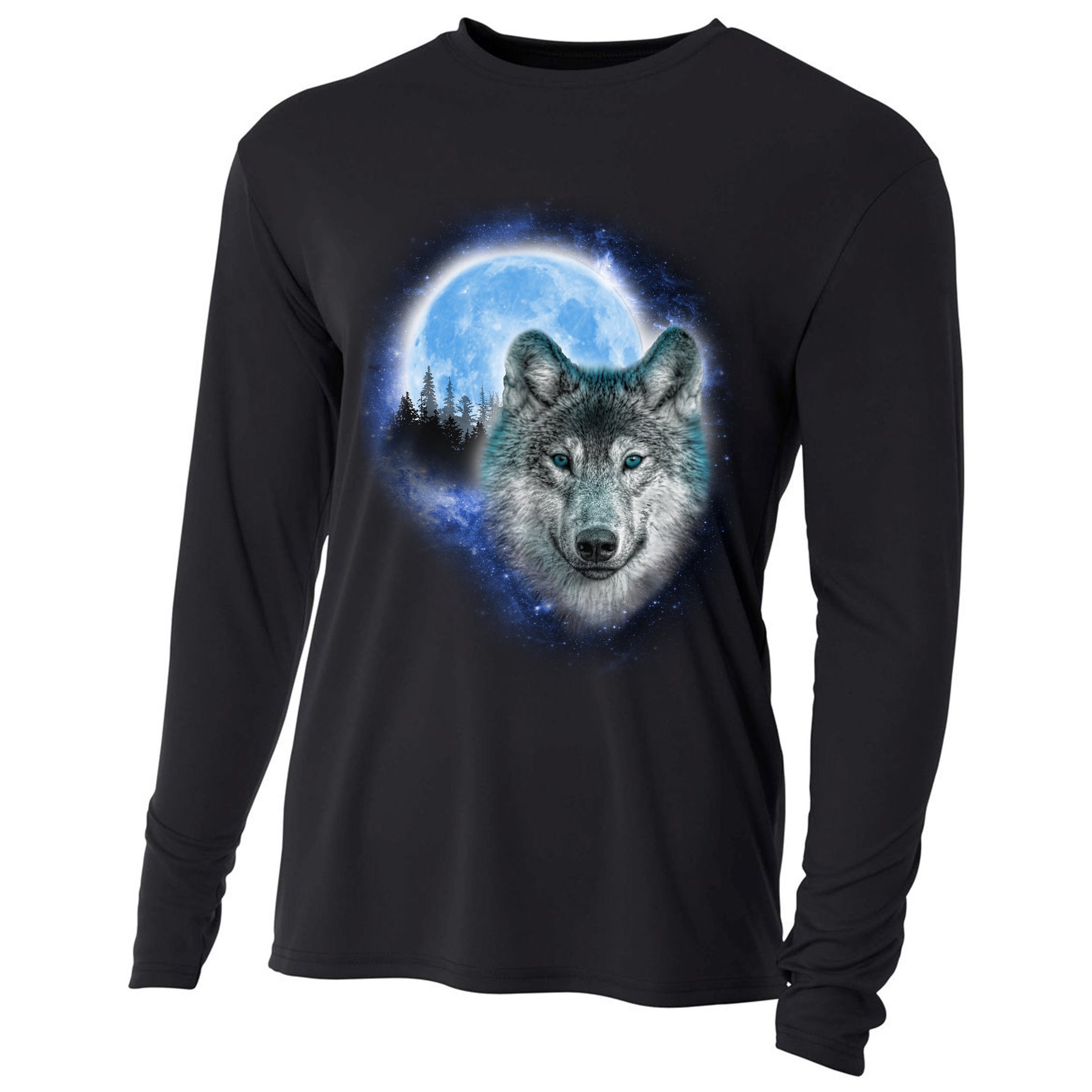 Cosmic Wolf  Cooling Performance Long Sleeve Crew