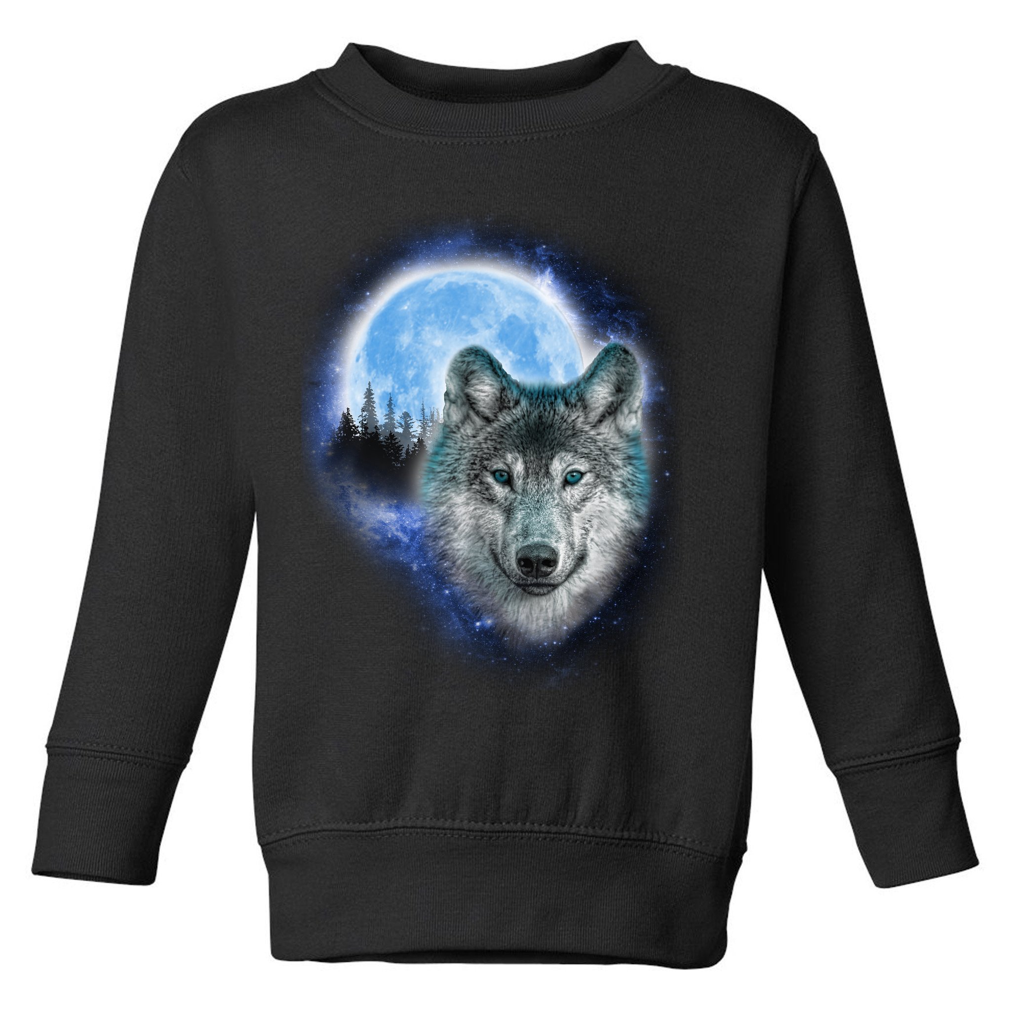 Cosmic Wolf  Toddler Sweatshirt