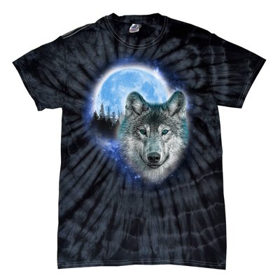 Cosmic Wolf  Tie-Dye T-Shirt